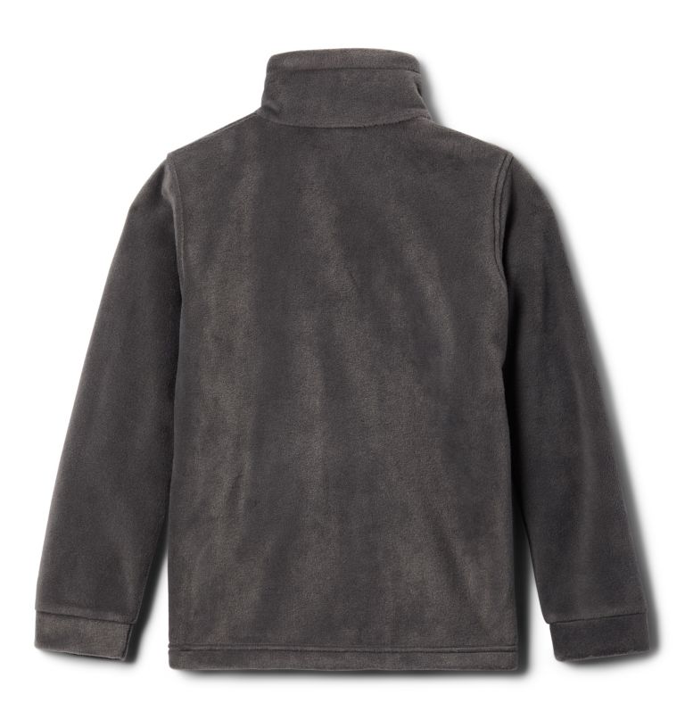Boys’ Steens Mountain II Fleece Jacket, Color: City Grey, Shark, image 2