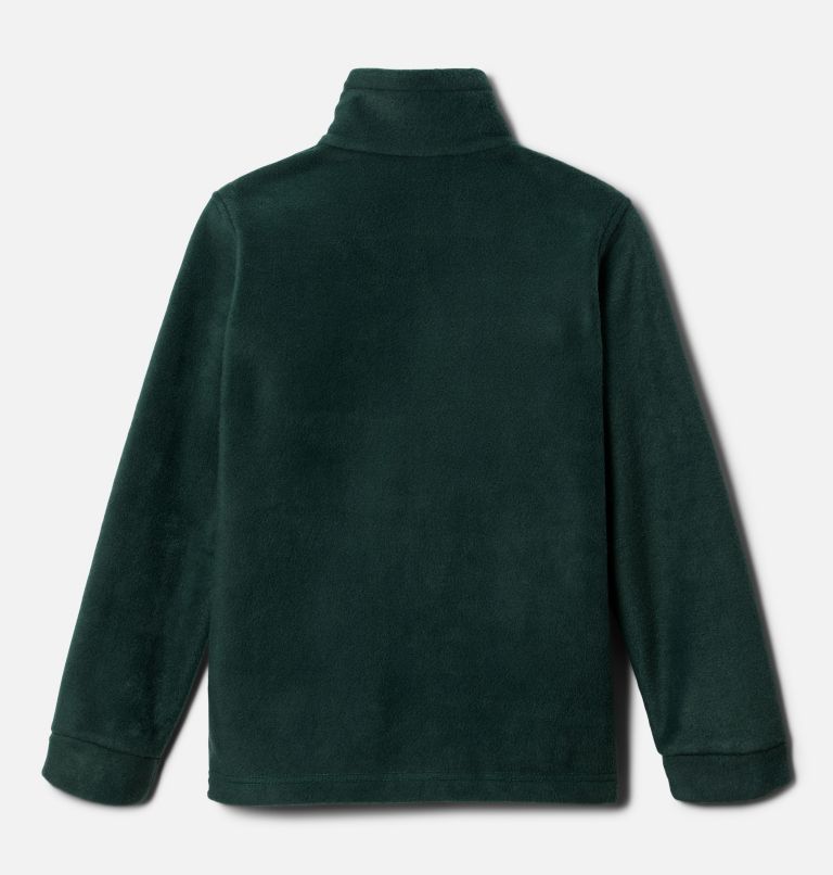 Thumbnail: Boys’ Steens Mountain II Fleece Jacket, Color: Dark Lime, Spruce, image 2