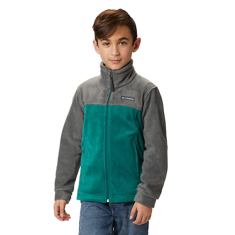 Pine Green, Grill Boys’ Steens Mountain™ II Fleece Jacket, View 0