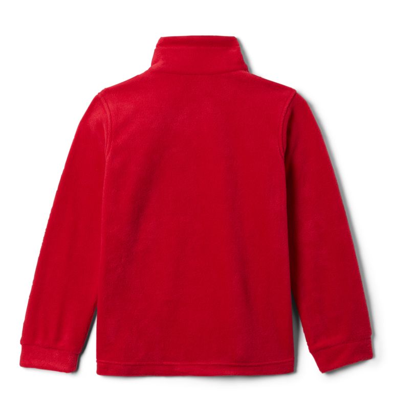 Boys’ Steens Mountain II Fleece Jacket, Color: Mountain Red, image 2