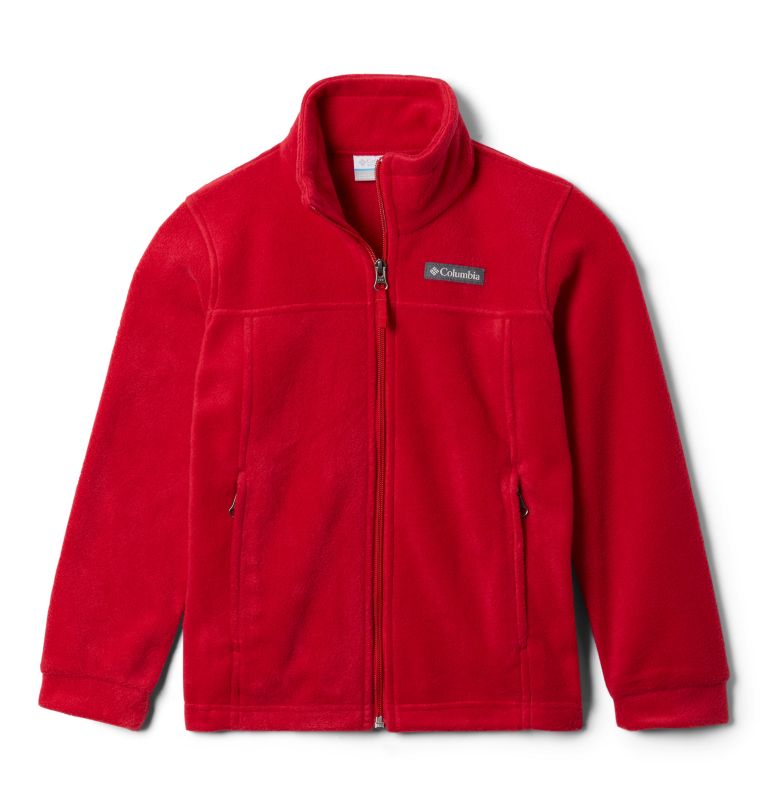 Thumbnail: Boys’ Steens Mountain II Fleece Jacket, Color: Mountain Red, image 1