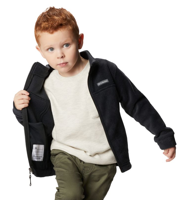 Thumbnail: Boys’ Toddler Steens Mountain II Fleece Jacket, Color: Black, image 9