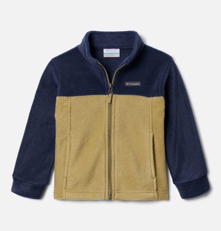 Boys’ Toddler Steens Mountain II Fleece Jacket, Color: Savory, Collegiate Navy