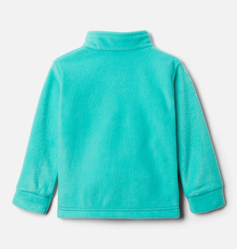 Boys’ Toddler Steens Mountain II Fleece Jacket, Color: Collegiate Navy, Electric Turquoise