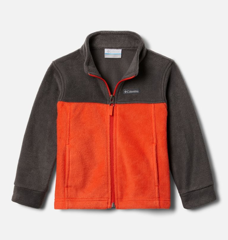 Boys’ Toddler Steens Mountain II Fleece Jacket, Color: Red Quartz, Shark