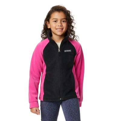 Black, Pink Ice Girls’ Benton Springs™ Fleece Jacket, View 0