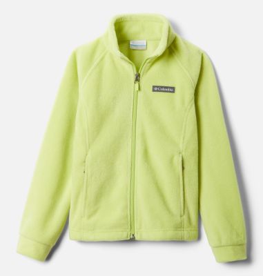 yellow columbia fleece jacket