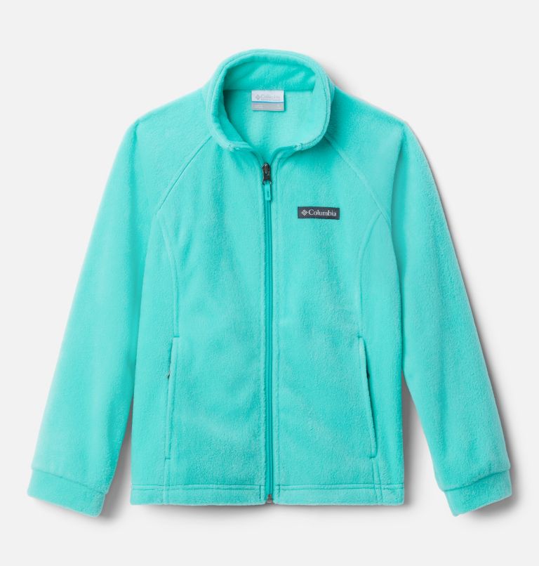 Girls’ Benton Springs Fleece Jacket, Color: Electric Turquoise
