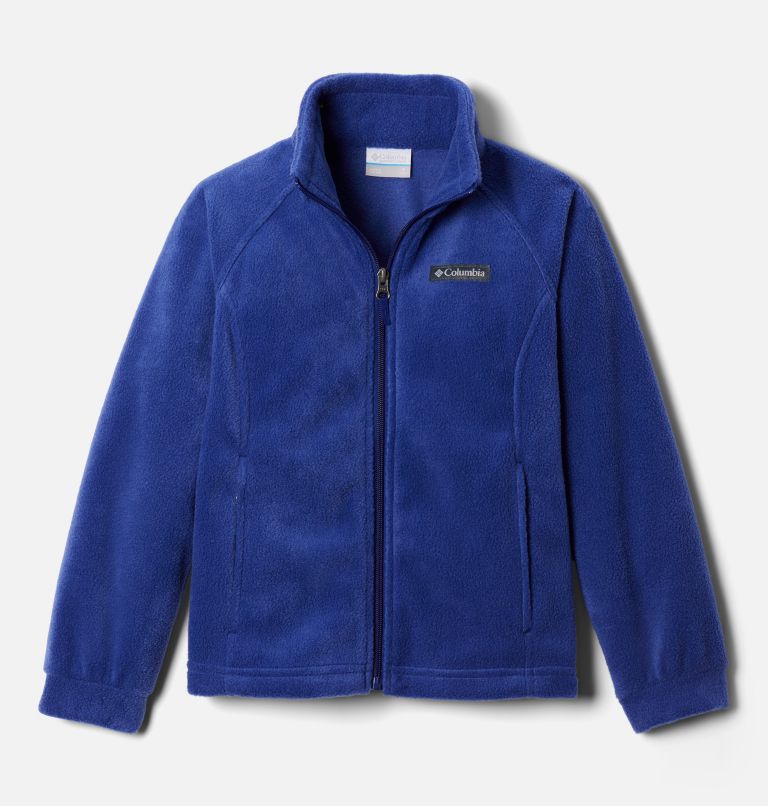 Girls’ Benton Springs Fleece Jacket, Color: Dark Sapphire, image 1