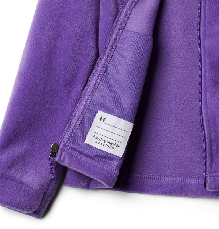 Thumbnail: Girls’ Benton Springs Fleece Jacket, Color: Grape Gum, image 5