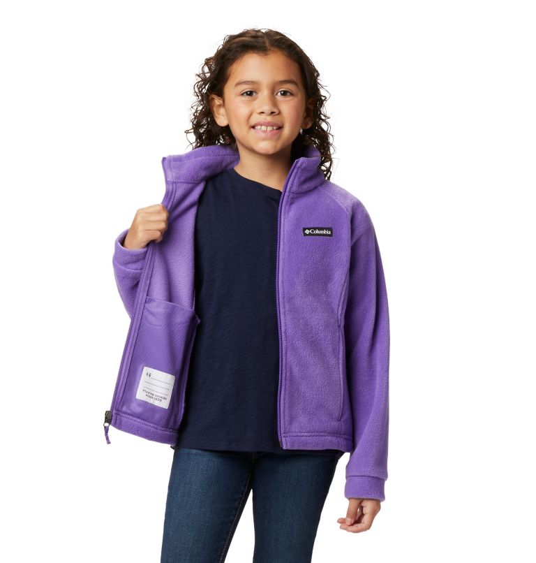 Thumbnail: Girls’ Benton Springs Fleece Jacket, Color: Grape Gum, image 7
