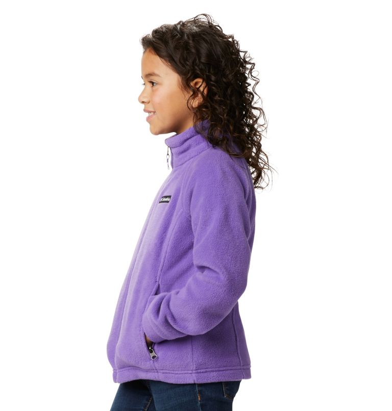 Girls’ Benton Springs Fleece Jacket, Color: Grape Gum, image 8