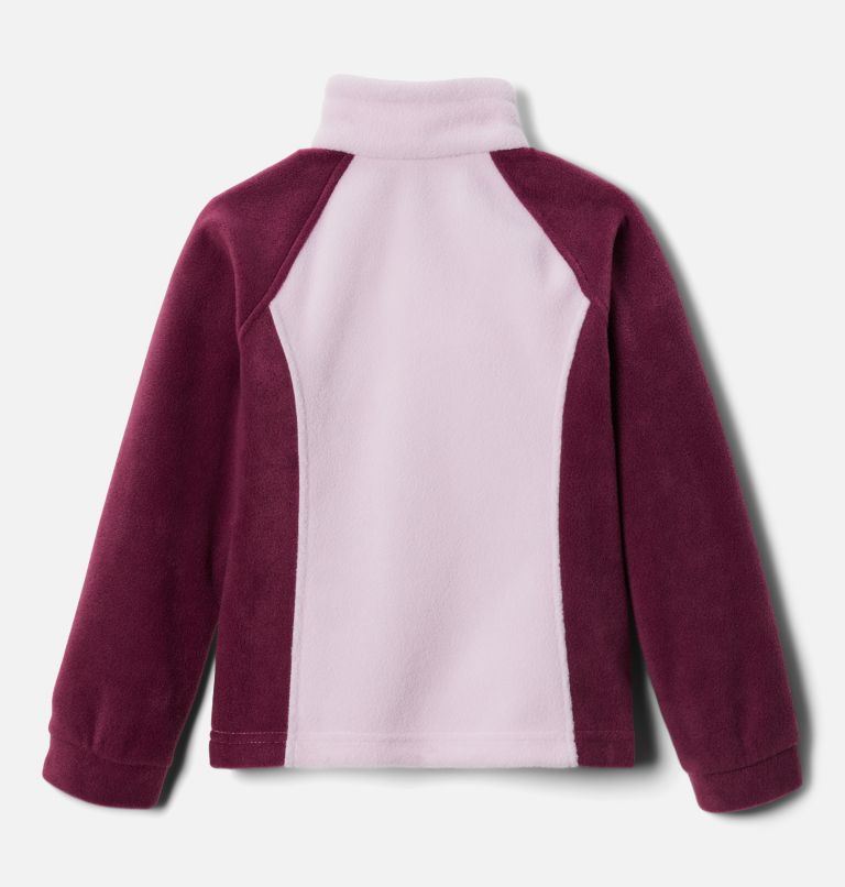 Thumbnail: Girls’ Benton Springs Fleece Jacket, Color: Marionberry, Aura, image 2