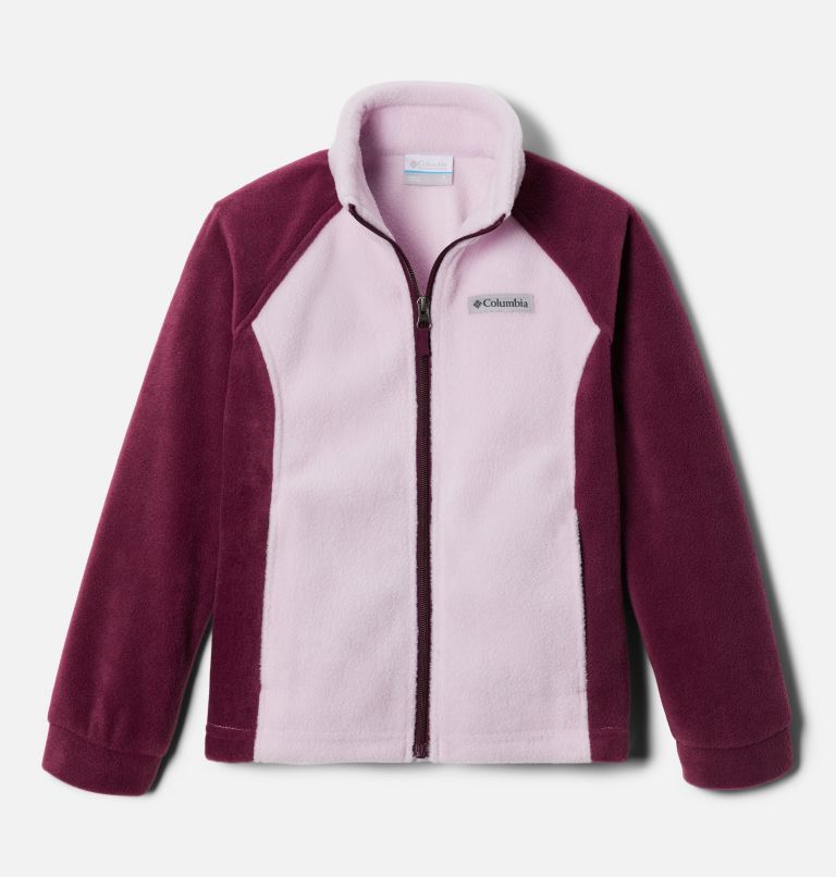 Thumbnail: Veste en laine polaire Benton Springs pour fille, Color: Marionberry, Aura, image 1