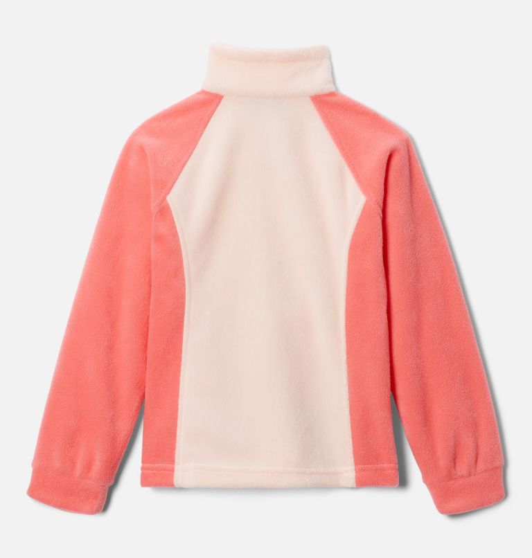 Thumbnail: Girls’ Benton Springs Fleece Jacket, Color: Blush Pink, Peach Blossom, image 2