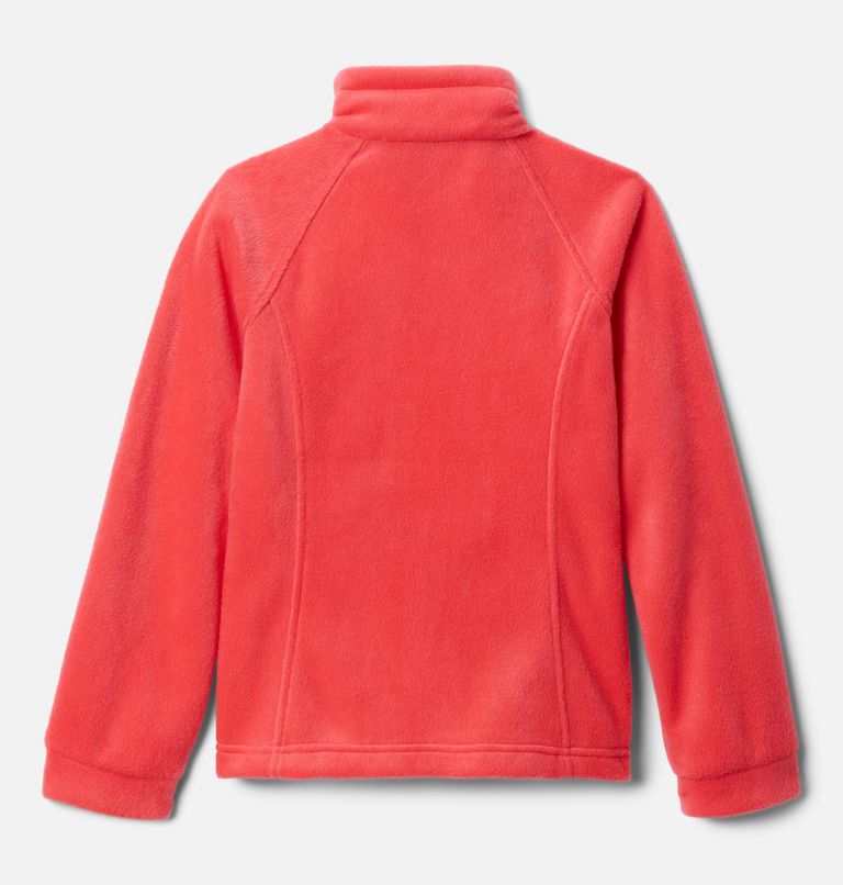 Veste en laine polaire Benton Springs pour fille, Color: Red Hibiscus, image 2