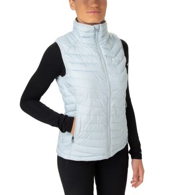 Veste sans manches Powder Lite femme Powder Lite&trade; Vest | 192 | XS, Cirrus Grey Sparkler Print, front