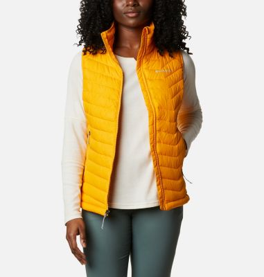 Veste sans manches Powder Lite femme Powder Lite&trade; Vest | 192 | XS, Bright Marigold, front