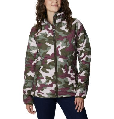 Women&rsquo;s Powder Lite&trade; Jacket Powder Lite&trade; Jacket | 192 | XS, Olive Green Traditional Camo, front