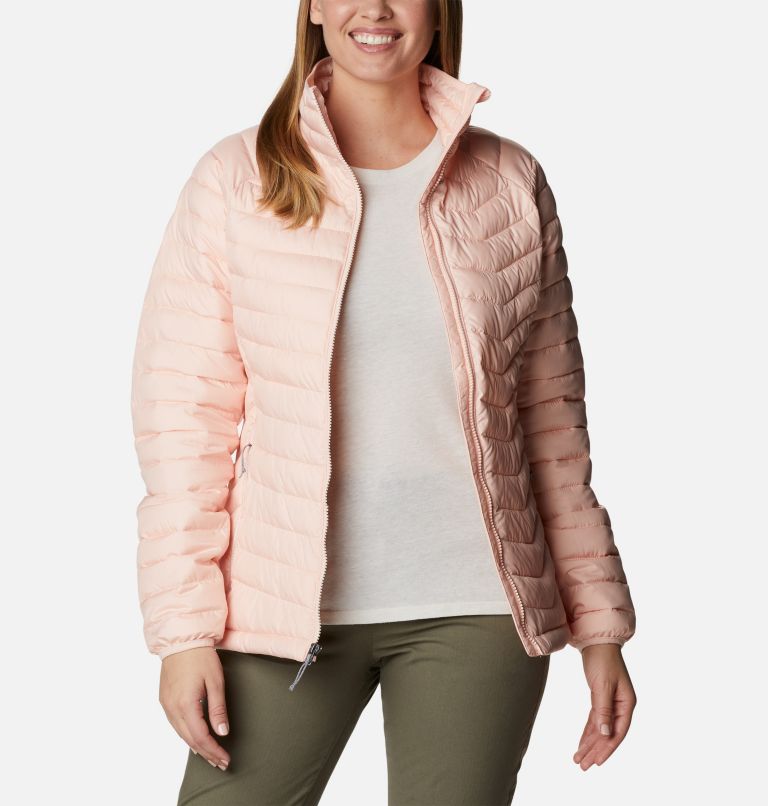 Women’s Powder Lite Jacket, Color: Peach Blossom, image 8