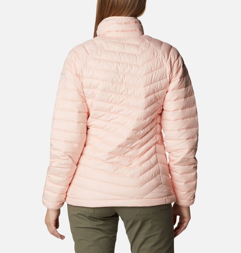 Thumbnail: Women’s Powder Lite Jacket, Color: Peach Blossom, image 2