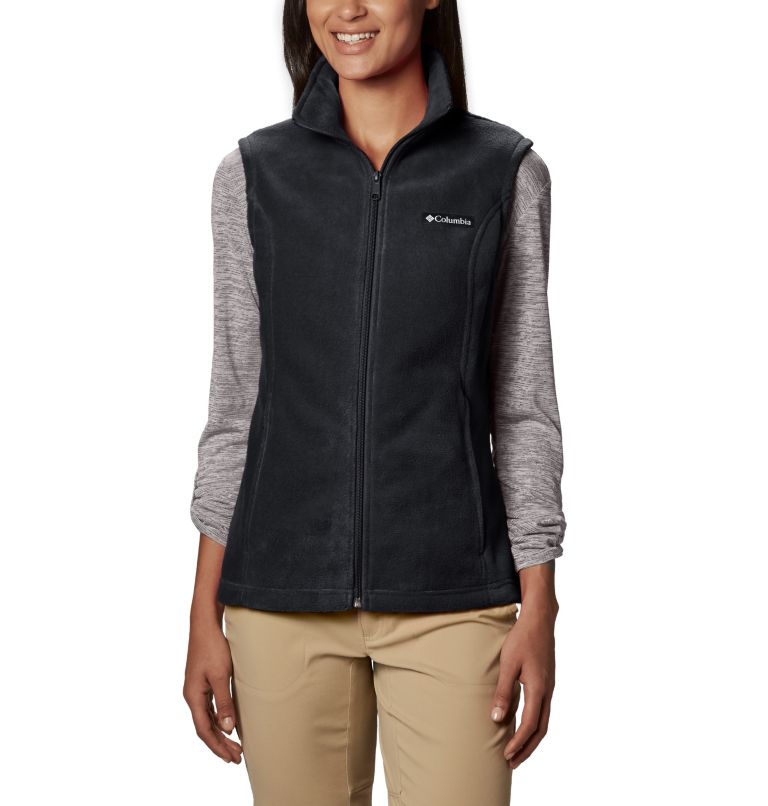 Thumbnail: Women’s Benton Springs Fleece Vest, Color: Black, image 1