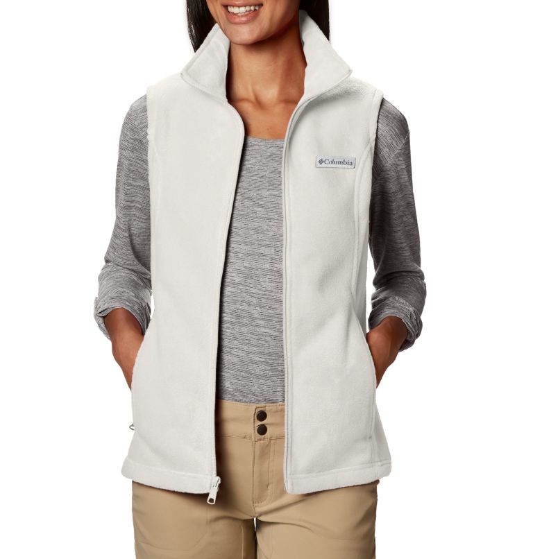 Women’s Benton Springs Fleece Vest, Color: Sea Salt, image 5