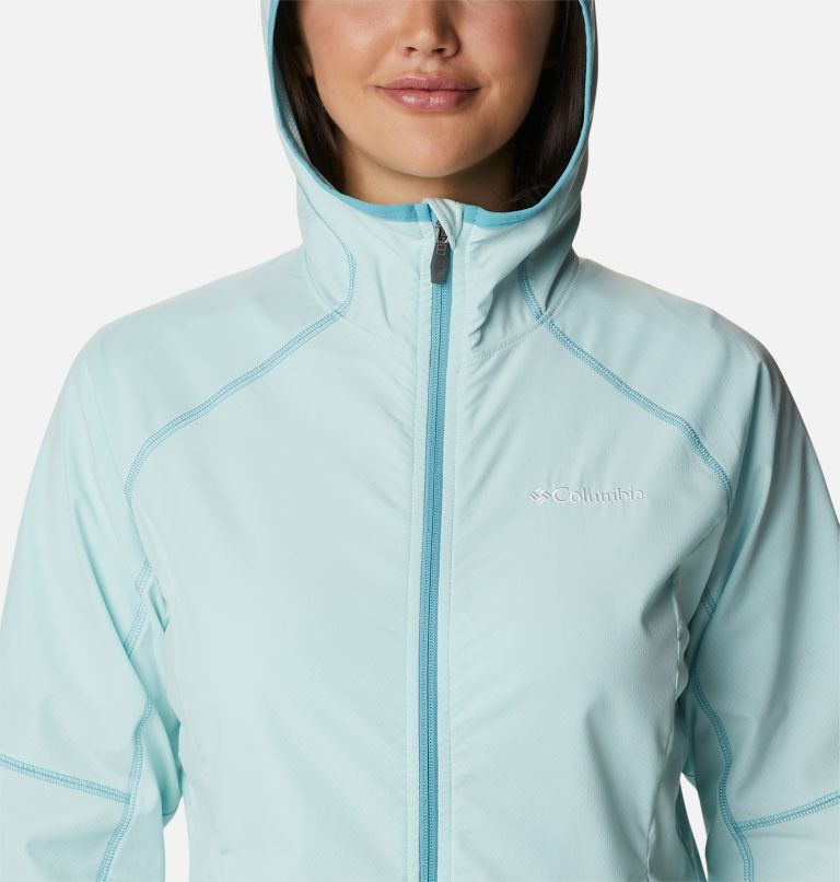 Women's Sweet As Softshell Hooded Jacket, Color: Icy Morn, image 4