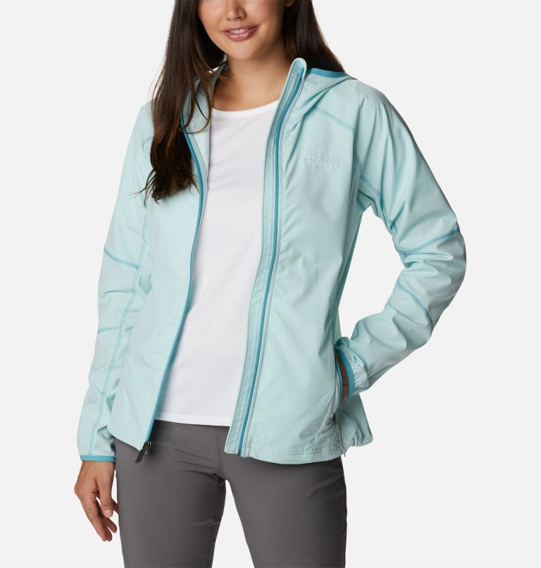 Thumbnail: Women's Sweet As Softshell Hooded Jacket, Color: Icy Morn, image 7