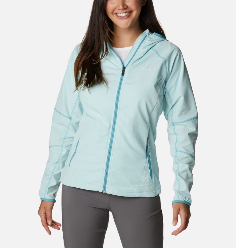 Thumbnail: Women's Sweet As Softshell Hooded Jacket, Color: Icy Morn, image 1