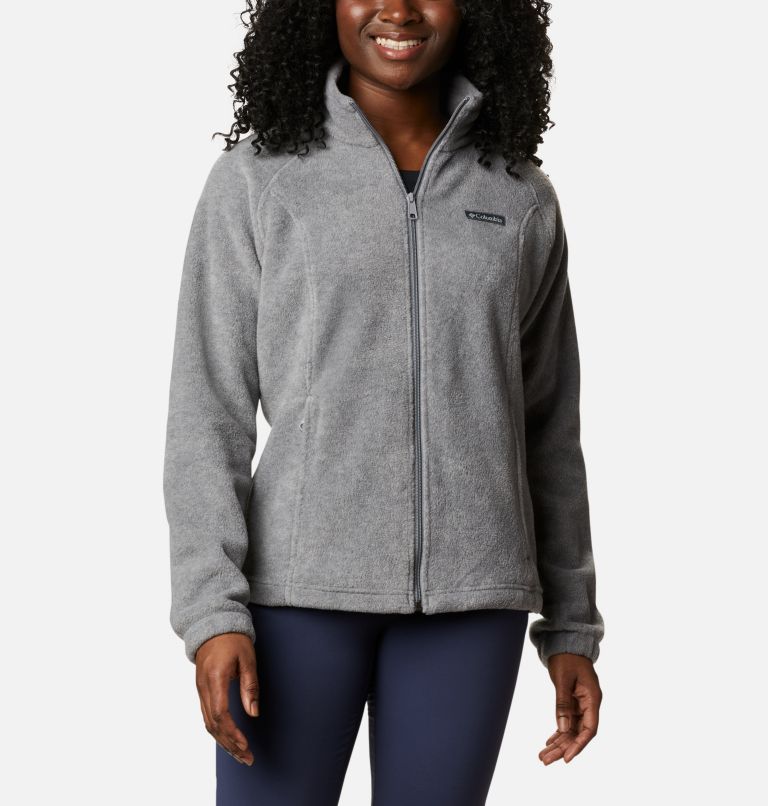 Women’s Benton Springs Full Zip Fleece Jacket, Color: Light Grey Heather, image 1