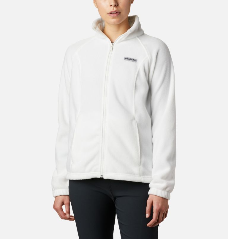 Thumbnail: Women’s Benton Springs Full Zip Fleece Jacket, Color: Sea Salt, image 1