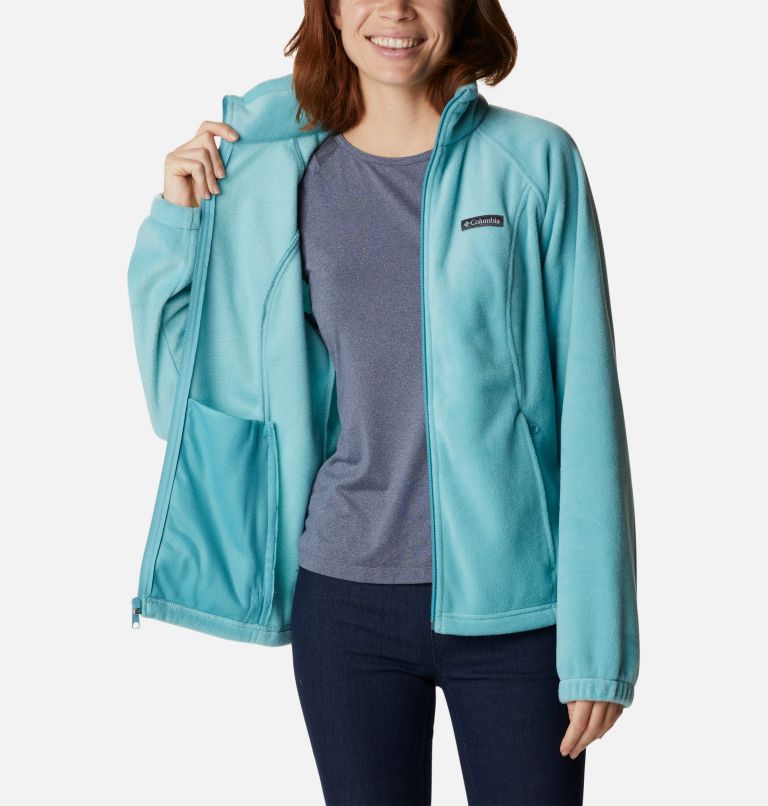 Women’s Benton Springs Full Zip Fleece Jacket, Color: Sea Wave, image 5