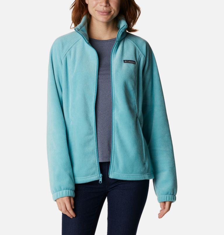 Thumbnail: Women’s Benton Springs Full Zip Fleece Jacket, Color: Sea Wave, image 7