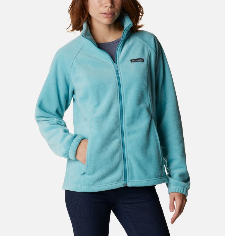 Women’s Benton Springs Full Zip Fleece Jacket, Color: Sea Wave, image 1