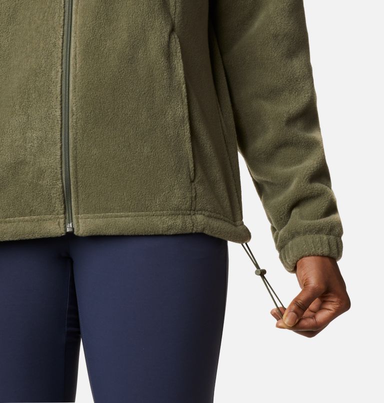 Thumbnail: Women’s Benton Springs Full Zip Fleece Jacket, Color: Stone Green, image 6