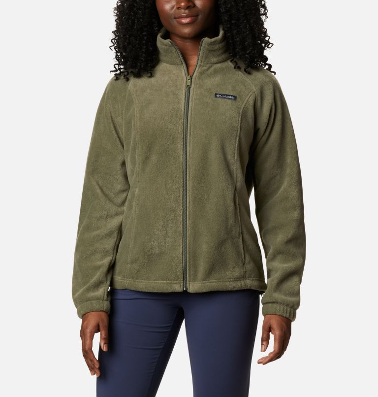 Women’s Benton Springs Full Zip Fleece Jacket, Color: Stone Green, image 1
