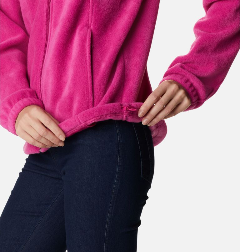 Women's Benton Springs Full Zip Fleece Jacket, Color: Wild Fuchsia, image 6