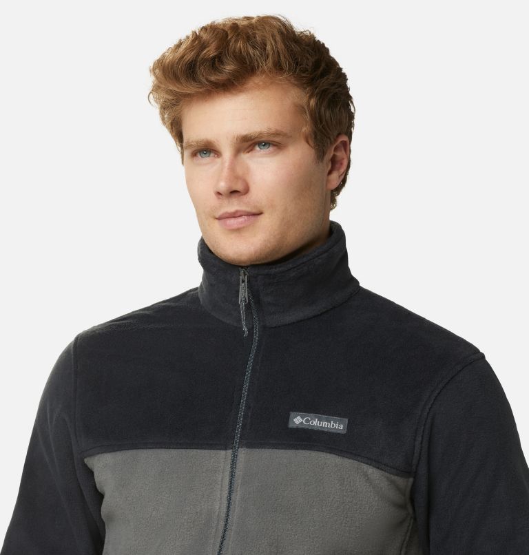 Men's Steens Mountain 2.0 Full Zip Fleece Jacket, Color: Black, Grill, image 4