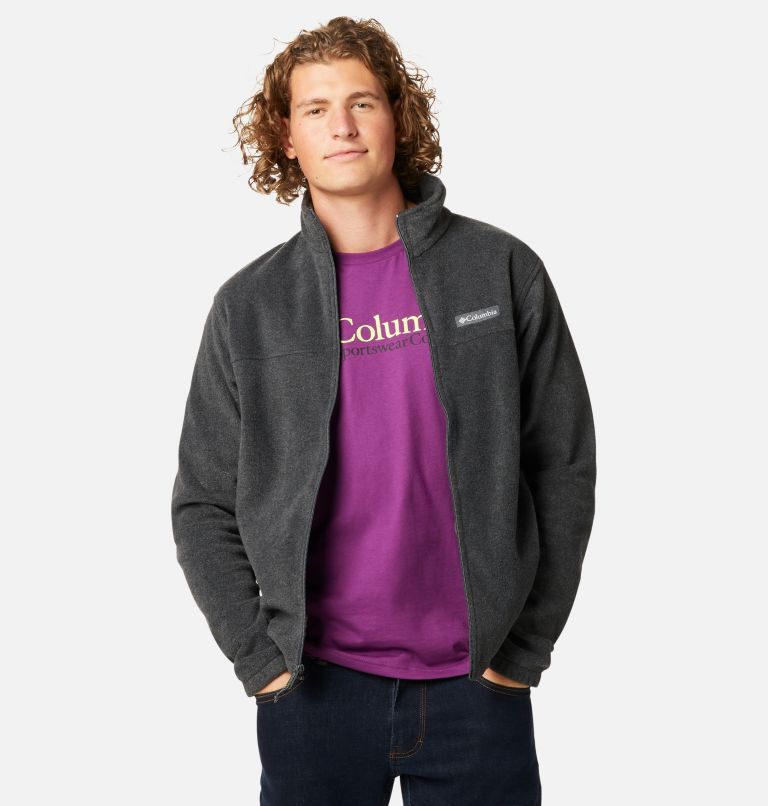 Men's Steens Mountain 2.0 Full Zip Fleece Jacket, Color: Charcoal Heather