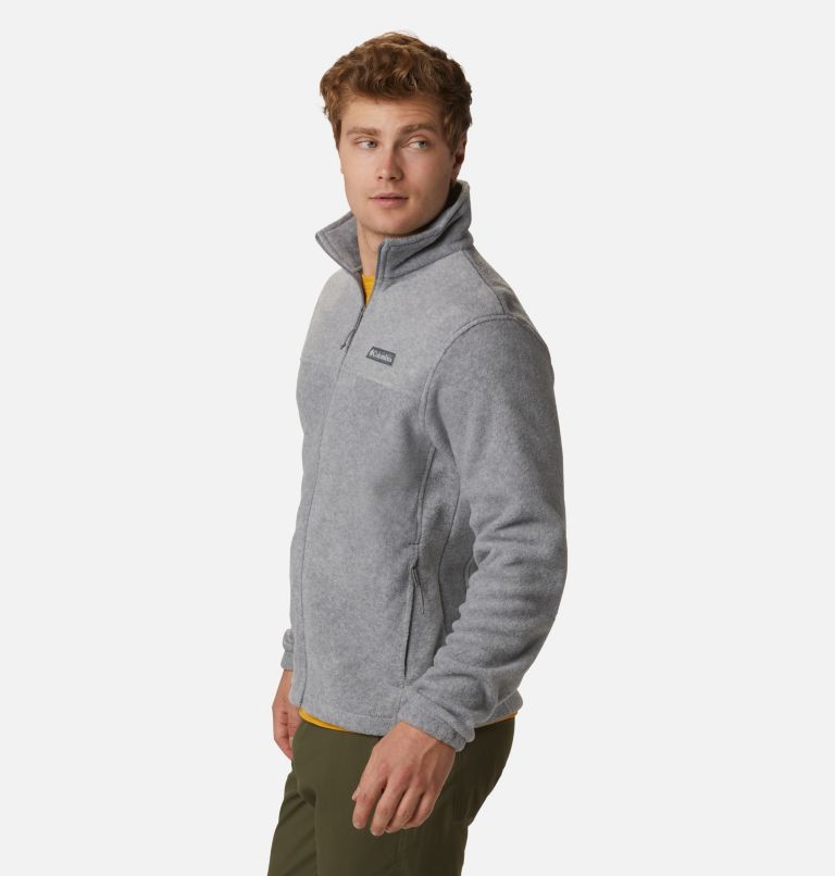 Men's Steens Mountain 2.0 Full Zip Fleece Jacket, Color: Light Grey Heather