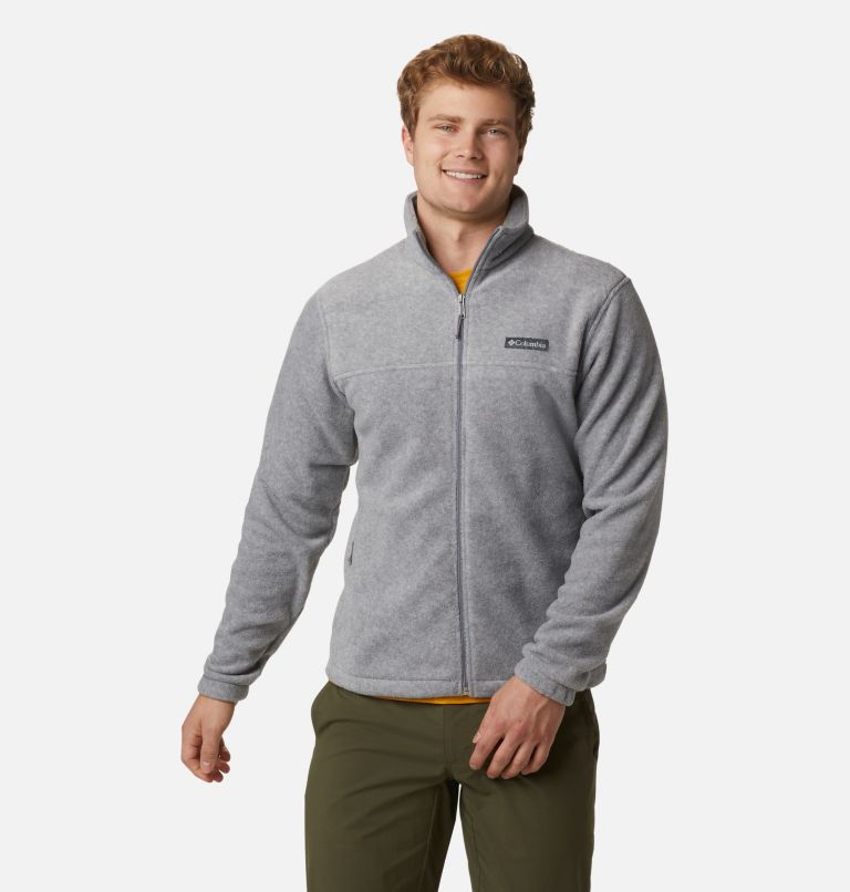 Men's Steens Mountain 2.0 Full Zip Fleece Jacket, Color: Light Grey Heather, image 6