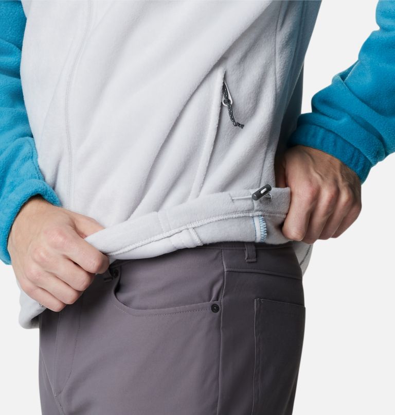 Men's Steens Mountain 2.0 Full Zip Fleece Jacket, Color: Deep Marine, Nimbus Grey, image 6