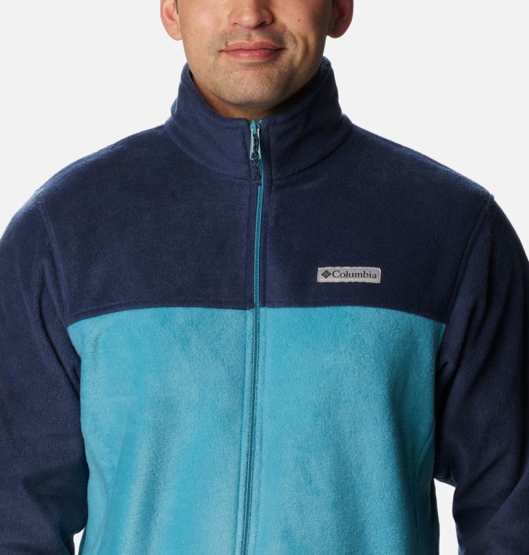 Thumbnail: Men's Steens Mountain 2.0 Full Zip Fleece Jacket, Color: Collegiate Navy, Shasta, image 4