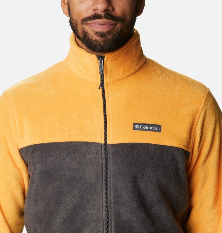 Men's Steens Mountain 2.0 Full Zip Fleece Jacket, Color: Mango, Shark