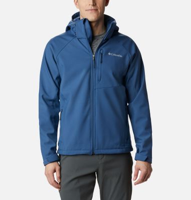 columbia men's softshell hooded jacket