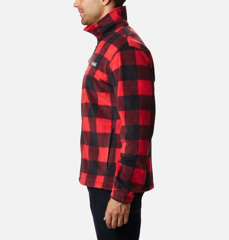 Men's Steens Mountain Printed Jacket - Tall, Color: Mountain Red Check Print, image 3