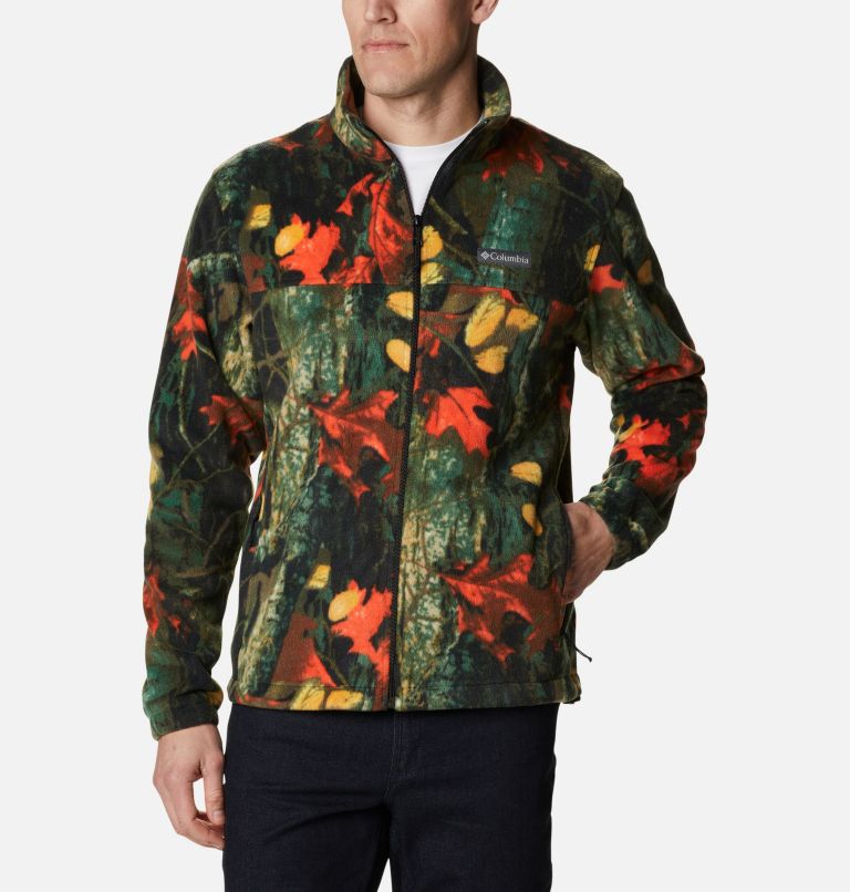 Men S Steens Mountain Printed Fleece Jacket Columbia Sportswear