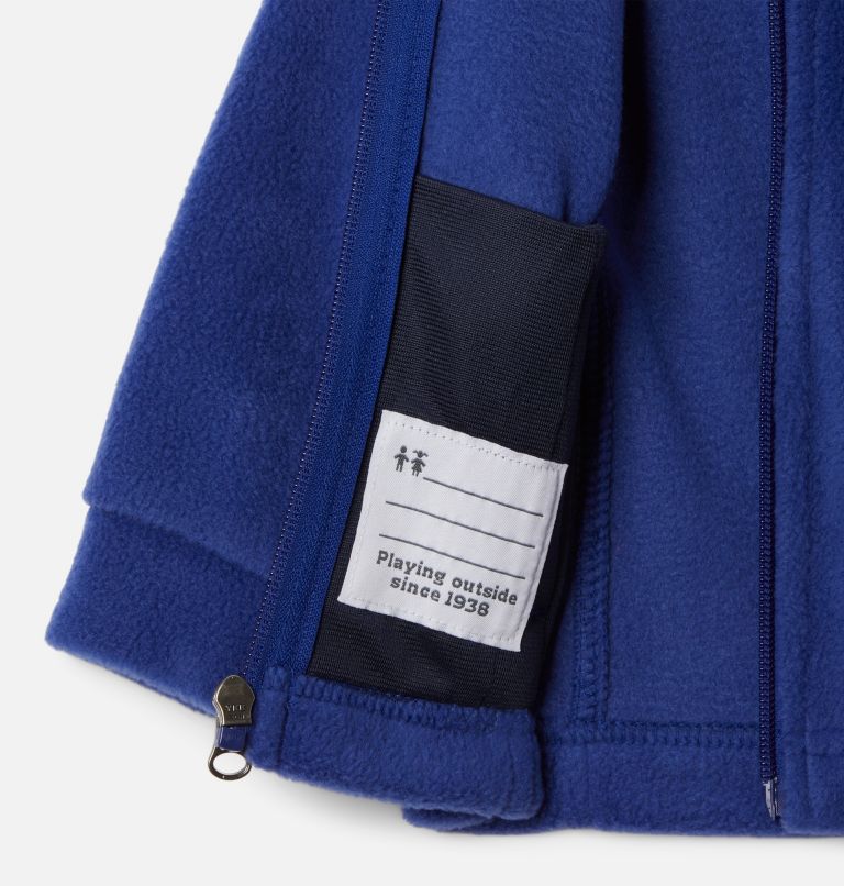 Girls’ Infant Benton Springs Fleece Jacket, Color: Dark Sapphire, image 3