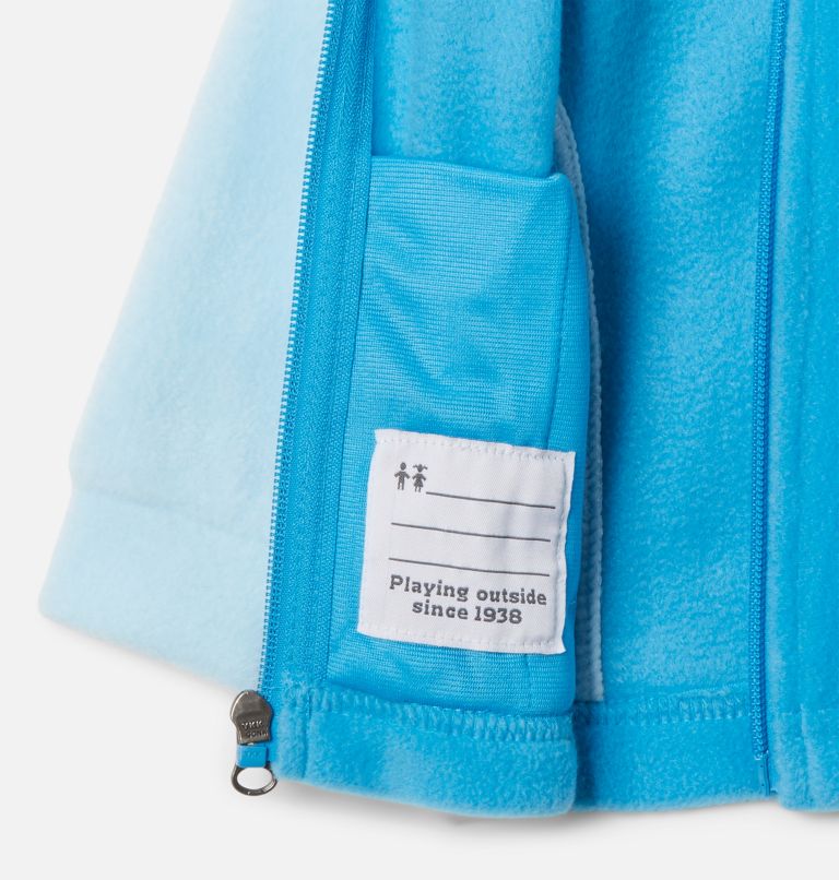 Thumbnail: Girls’ Infant Benton Springs Fleece Jacket, Color: Spring Blue, Blue Chill, image 3